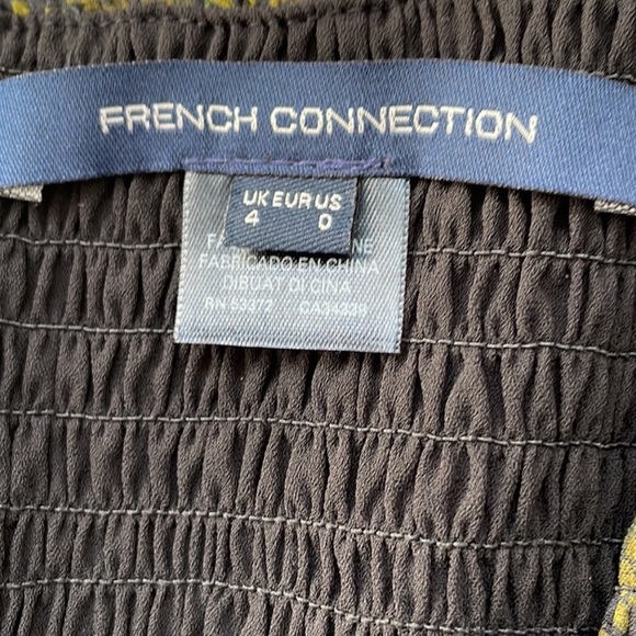 NWT French Connection Aurey Smocked Maxi Dress snake print - Picture 6 of 7